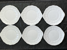 6pcs Wedgwood Coalport Embossed Countryware Handled Cake Plates 24.5cm/9.75"