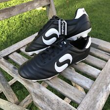 Sondico Strike Soft Ground SG Football Boots Size 5 EU 38 Black & White
