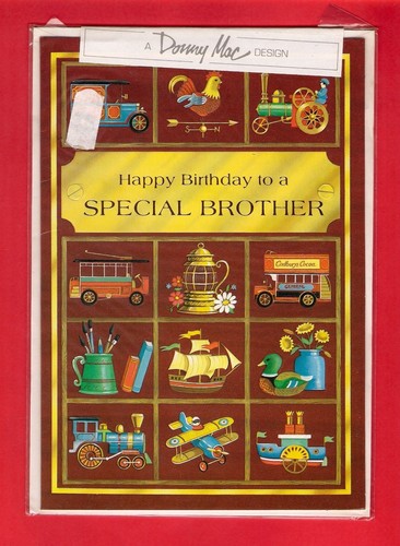 Vintage birthday card - vintage,
