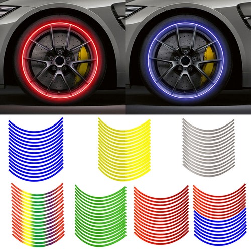 16x reflective strip car rim - reflective,