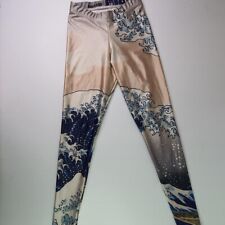 Black Milk The Great Wave Leggings Xs UK 6-8