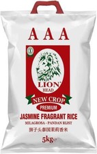 Lion Head AAA Premium Jasmine Fragrant Rice, 5kg