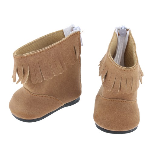 Brown tassel zip back - brown,