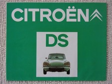 CITROEN DS Range orig 1973 UK Mkt Sales Brochure - 23 DS23 D Special Super 5