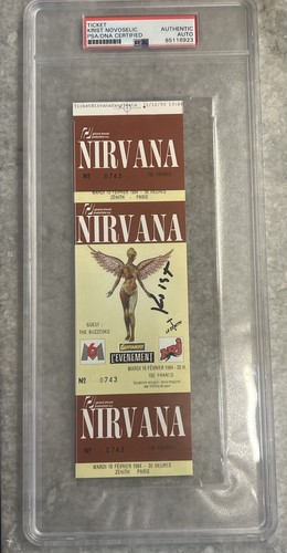 Krist novaselic nirvana signed - krist,