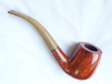 Duncan, extra large big bowled, full bent, hand made, unsmoked briar pipe
