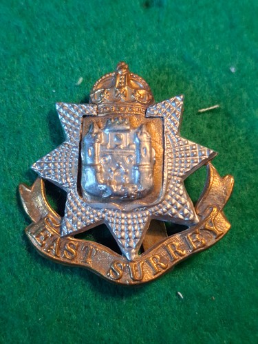 East surrey regiment cap - regiment, badge