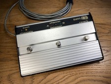 Sunn Beta 3-Button Footswitch (A/B + Reverb) — Vintage 1980s — Working
