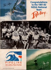 Pipeline NSSA Team 81-82 Print Ad Ephemera Wall Art Decor Surfer Gerry Lopez