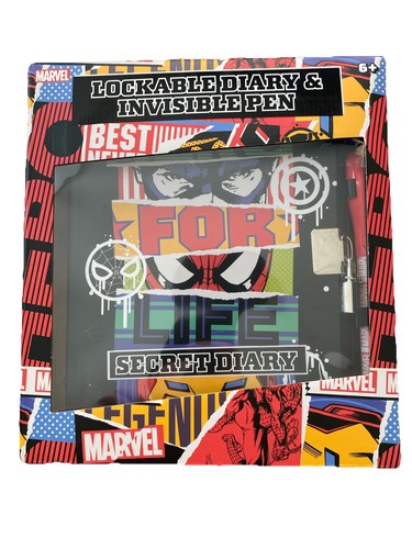 Marvel avengers lockable diary - marvel,