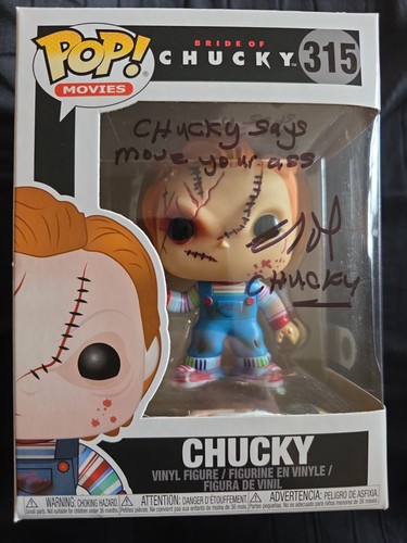 Brad dourif signed chucky - brad,