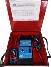 Vintage ECOM Ohm Ex 413 Resistance Meter 200mA in Original Case Ex413