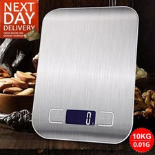 Digital 10kg Kitchen Scales Electronic Balance LCD Food Weight Postal Scale UK