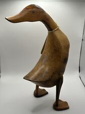 Large Wooden Duck By The Duck Co. DCUK  36cm mildred