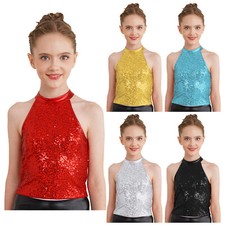 UK Girls Crop Top Gymnastics