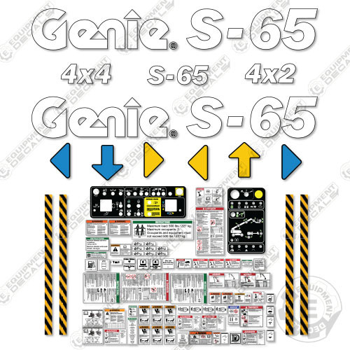 Fits genie s65 - genie, decal