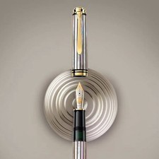 Pelikan Raden M1000 White Ray Fountain Pen Medium Nib