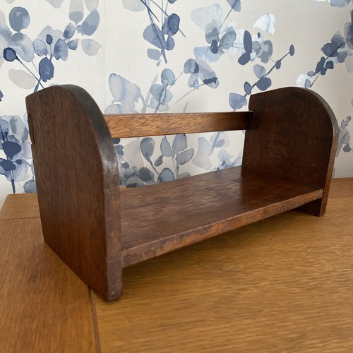Wooden vintage book shelf