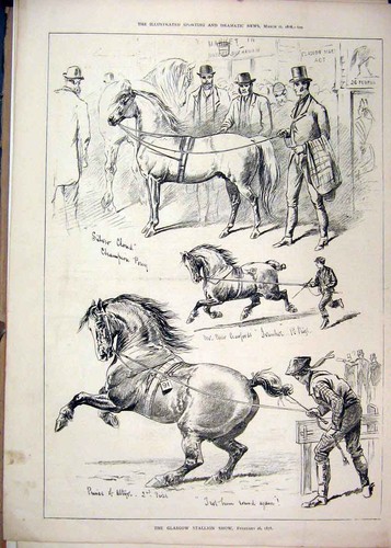 Original old antique print - original,