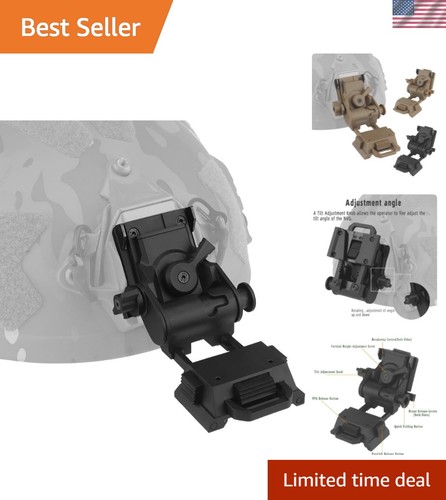Secure helmet mount for - mount, night