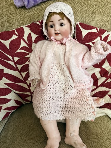 Antique doll bisque made - made, in
