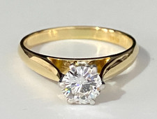 18K Yellow Gold & 0.80CT