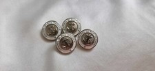 ONE CHANEL SILVER/WHITE BUTTON 19MM
