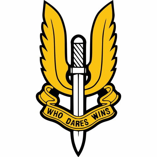 Who dares wins iron on - 2, x