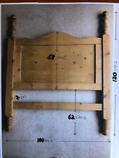 Solid Pine Single Head Board vintage design beautiful honey pine colour