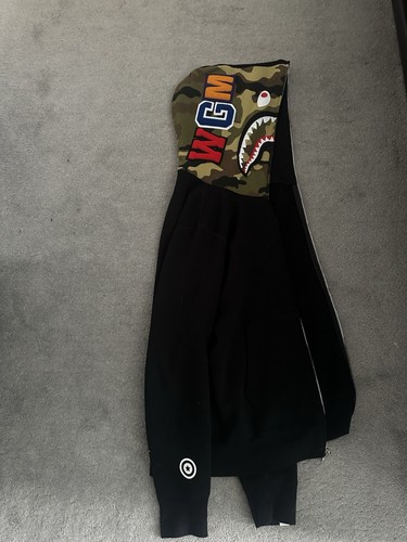 Bape shark full zip hoodie - bape,