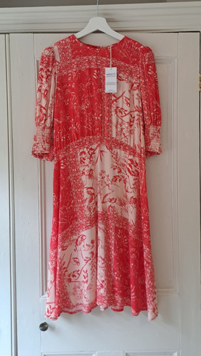 Next red boho patchwork - red,
