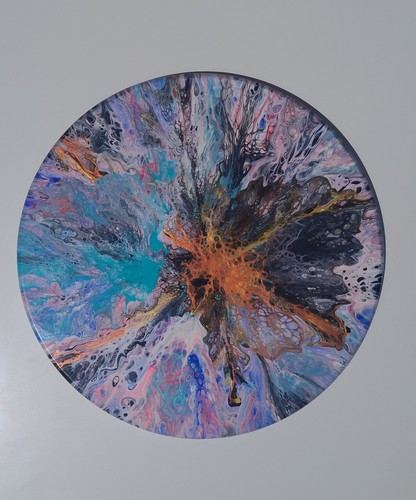 Handmade painting fluid art - handmade,