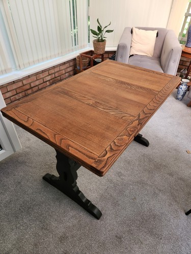 Ercol refectory dining table - ercol,