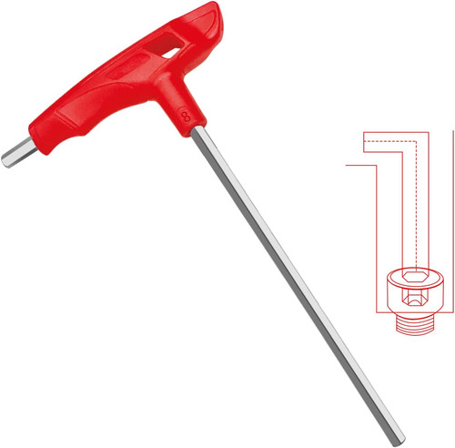 6mm handle allen wrench set - 6mm,
