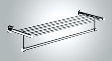 Towel Shelf with Rail  Wall