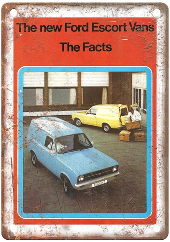 Vintage 1976 ford escort - ford, van