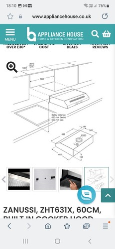 Zanussi zht631x 60cm - zht631x, cooker