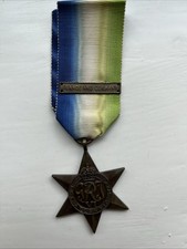 WW2 Atlantic Star Medal with France and Germany Clasp