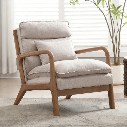 Modern accent chair with - modern,