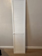 Slatted Bathroom/Bedroom Cupboard Door Pine Wood H: 1.98cm W: 45.5cm D: 2cm.