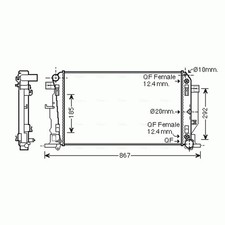 Radiator For Mercedes Sprinter