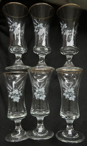 Vintage six matching sherry - vintage,