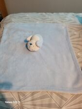 Baby blue boys Early days comfort blanket