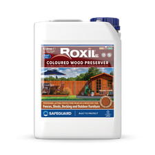 Roxil Wood Stain Preserver - 5 Year Protection for Outdoor Decking,Fence,Shed