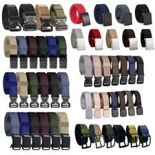 Webbing Belts Men Women Unisex