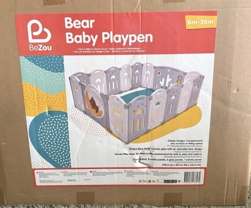 Bezou bear baby playpen - bear,