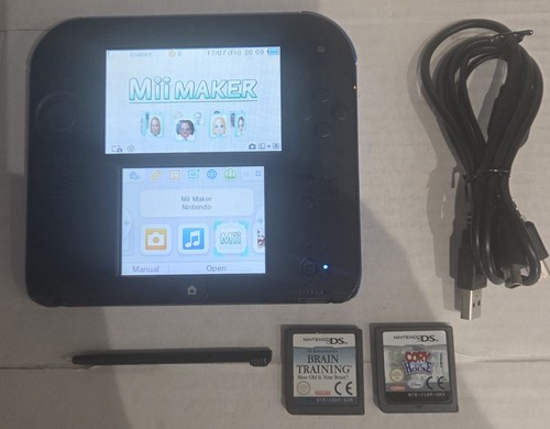 Nintendo 2ds black - 2ds, black/blue