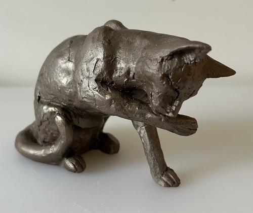 Frith bronze cat sculpture - frith,