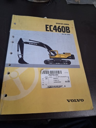 Volvo ec460b hydraulic - ec460b,