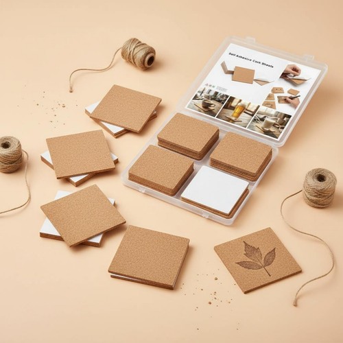 Pieces self cork tile - cork,